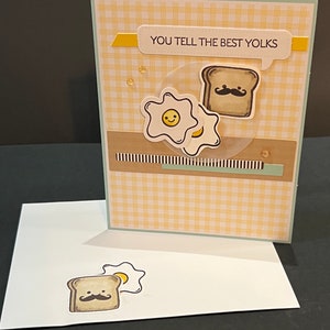 Funny Egg Pun Card Set: Handmade Thinking of You Cards