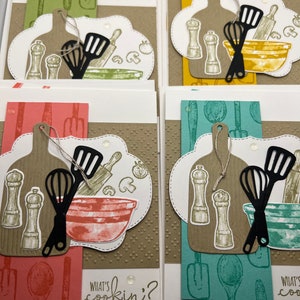 Stampin Up What&#39;s Cookin Card: Handmade Chef Card