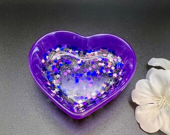 Purple Heart trinket tray