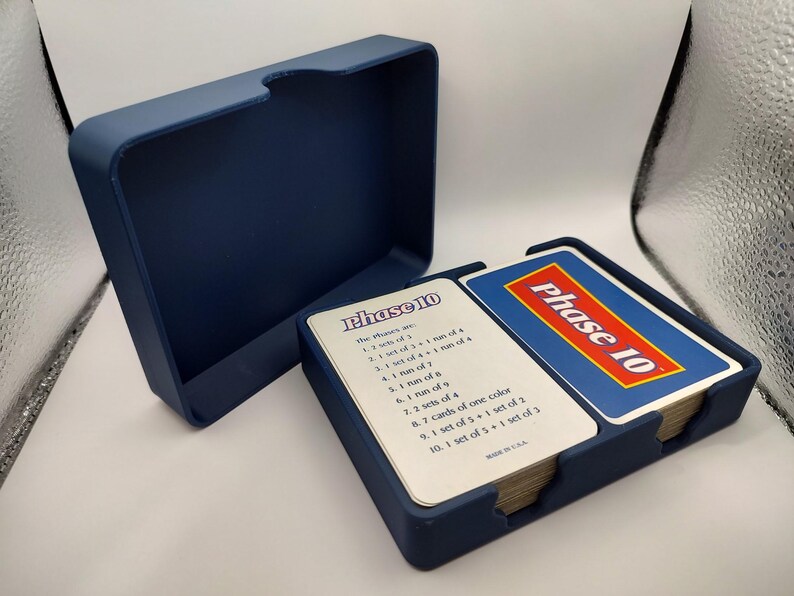 Phase 10 Card Box | Card Box | Card Game Holder | Gift | Card Case ...