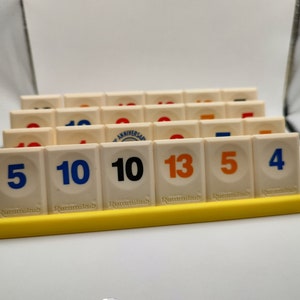 4-tier Rummikub Tray x2 | 1 set of 2 | fits 24 Original Tiles | Rummikub Tile Tray