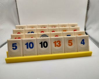 Rummikub Tile Tray | 4-Tier, Holds 24 Tiles (Set of 2)