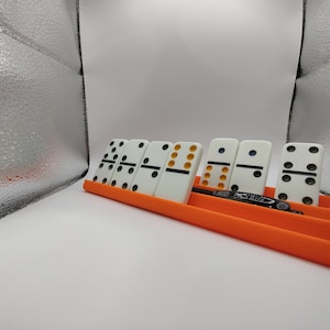 Tray for Dominoes set of 2 | gift for Dad | gift for Mom | gift for Grandpa | gift for Grandma | Game Night