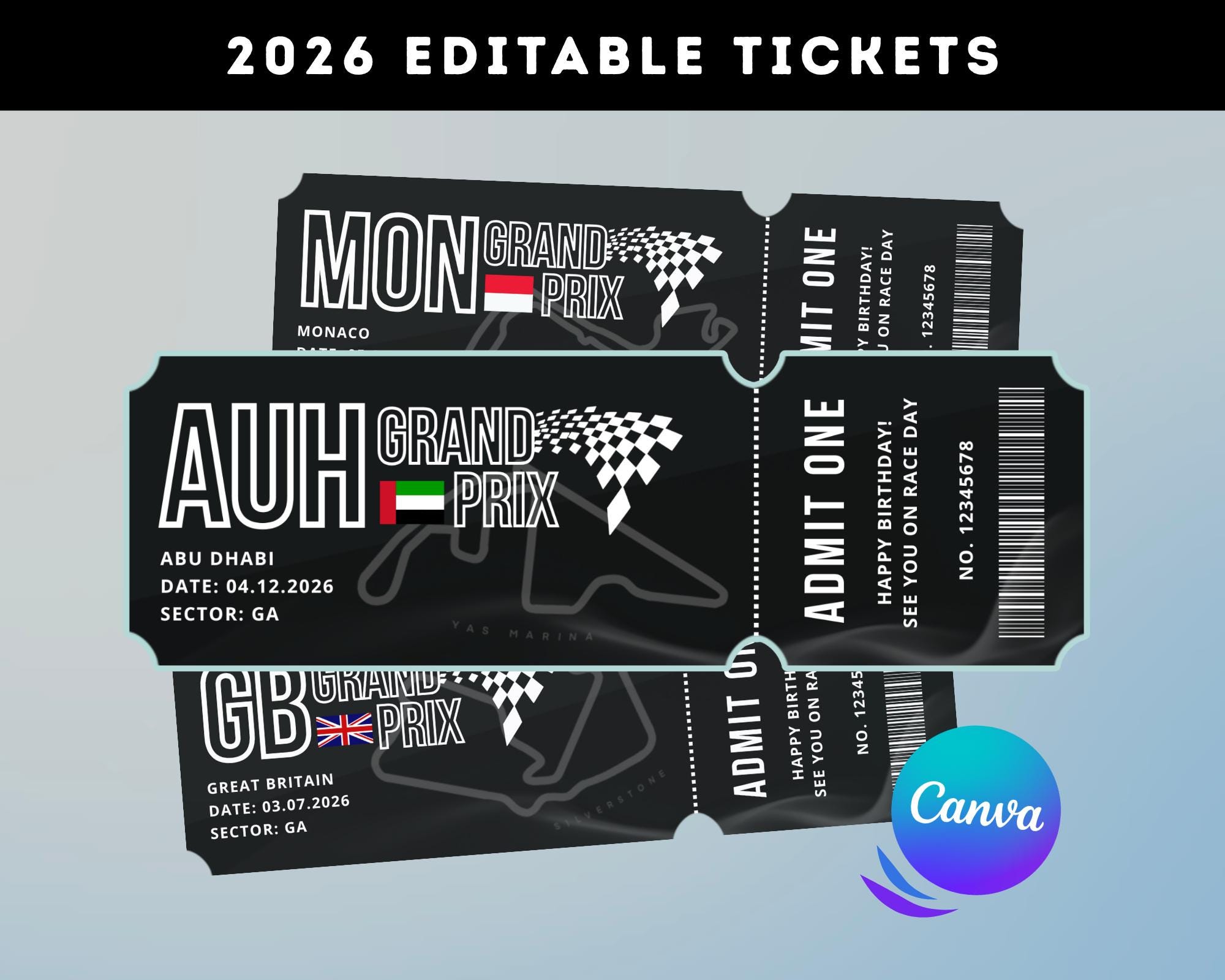 F1 Paddock Pass - Etsy Canada
