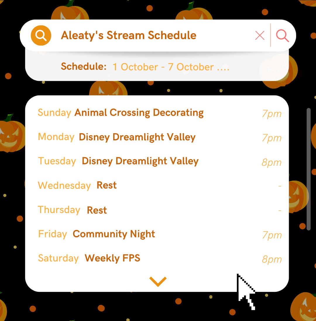 Stream Schedule Templates / Twitch / Youtube / Streamer / - Etsy
