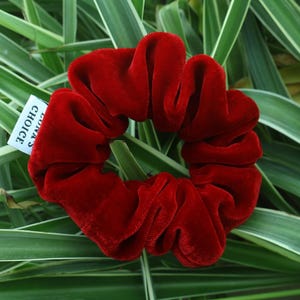 Luxurious Silk Velvet Scrunchies | Handcrafted Hair Accessory | Premium Hair Care| Christmas Gifts For Her/Women