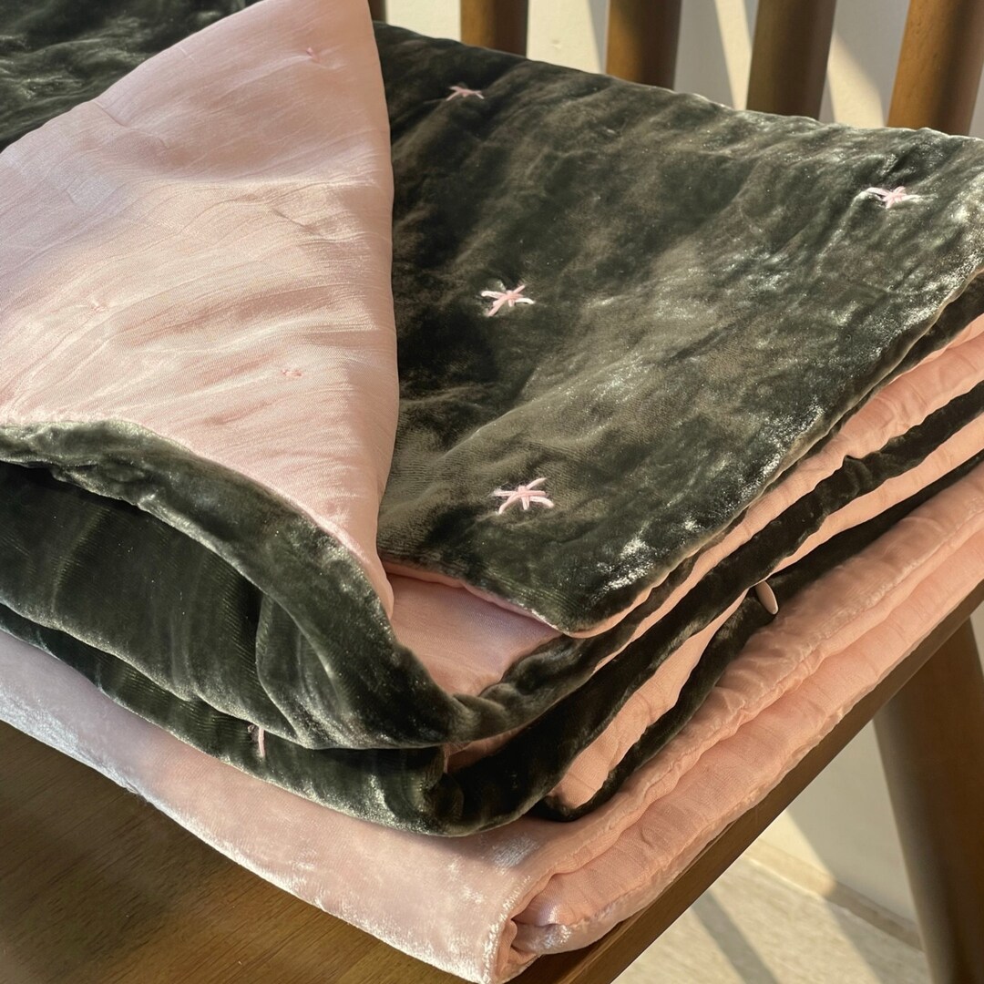 Belvedere Velvet Standard Pillowcase in Willow main image 1