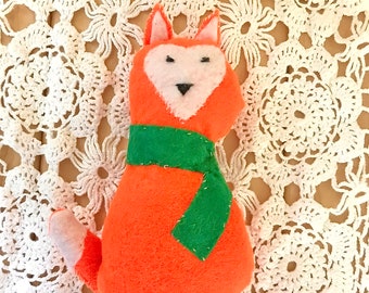 Cute handmade felt fox