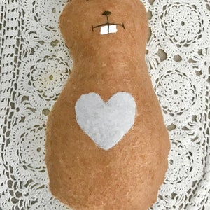Adorable handmade beaver stuffed animal