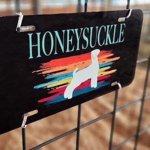 Stall Sign, Stall Name Plate, 4h Stall Sign, Custom Stall Sign, Custom Show Stall Sign, Stall Name Plate,