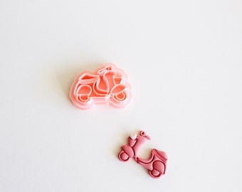 Geprägte Roller Ausstechform | Ausstechformen aus Polymer Clay , Fahrrad Ausstechform valentins Roller Ausstechform