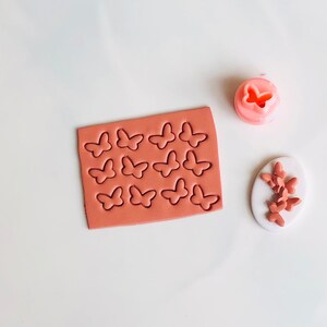 Micro butterfly cutter , butterfly clay cutters, polymer clay cutters , clay cutter for spring  , micro clay cutters