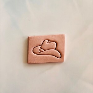 Cowboy embossed hat cutter | cowboy cutter | western clay cutter | polymer clay cutter | hat clay cutter | cowboy hat cutter for clay