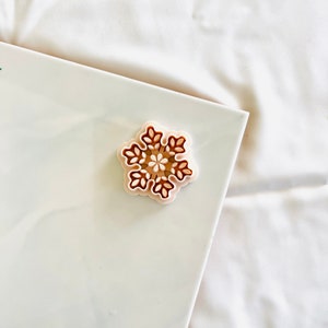 Snowflake 1 | Snowflake Polymer Clay Cutter Christmas Polymer Clay Cutters Winter Snowflake Shape Polymer Clay Cutter