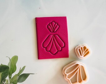 Arella cutter dangle set |  elegant dangle set cutters , dangle clay cutters, polymer clay cutters , drop clay cutter