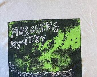 Dougie MacClean Marching Mystery Vintage T-Shirt 80s Concert XL Irish Folk Rock