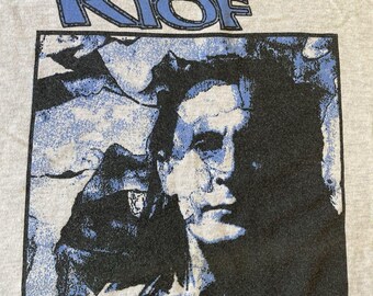RJOF Dougie MacClean Vintage T-Shirt 80s Concert XL Irish Folk Single Stitch