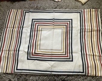 Vera Neumann Vintage Burlington standard pillowcase geometric “equation” Pattern
