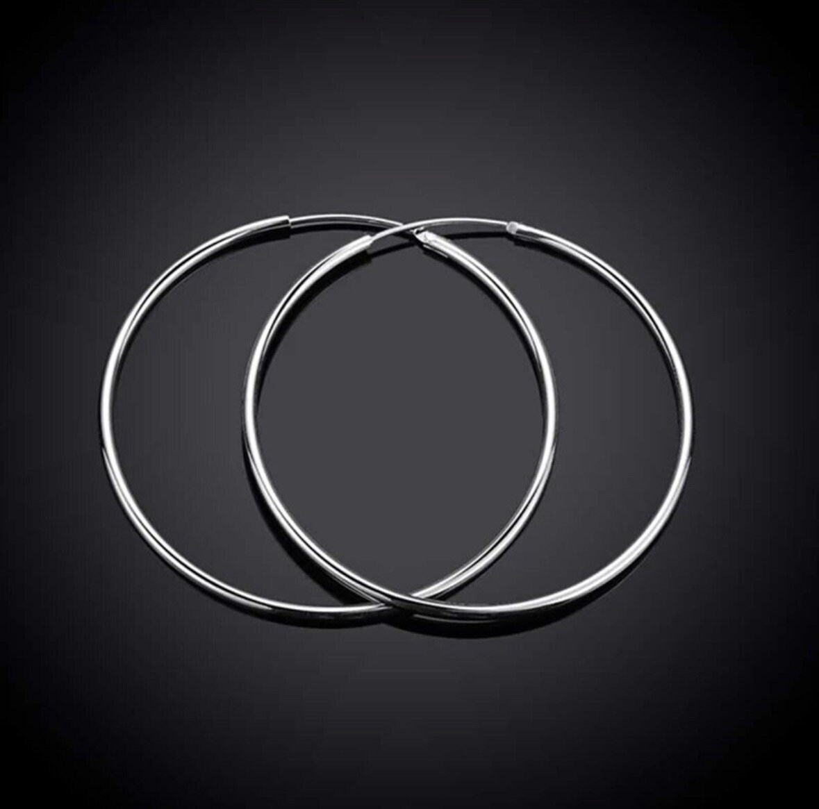 Sterling Silver Hoops