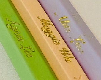 Laser Engraved Apple Pencil 2 Sleeve (Gold / Silver Engraving)