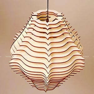 Wood Chandelier Lamp Nordic Ceiling Lighting Handmade Pendant Lamp Kitchen Island Light Fixture  Mid Century Modern Wooden Lamp Shade