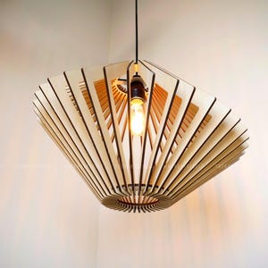 Dining Table Wood Pendant Light Handcrafted Nordic Chandelier Kitchen Island Scandinavian Ceiling Lamp Shade Bedroom Wooden Light Fixture