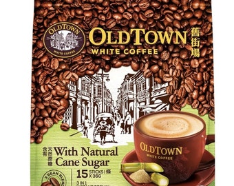 OLDTOWN White Coffee 3in1 Natural Cane Sugar Instant Premix White Coffee