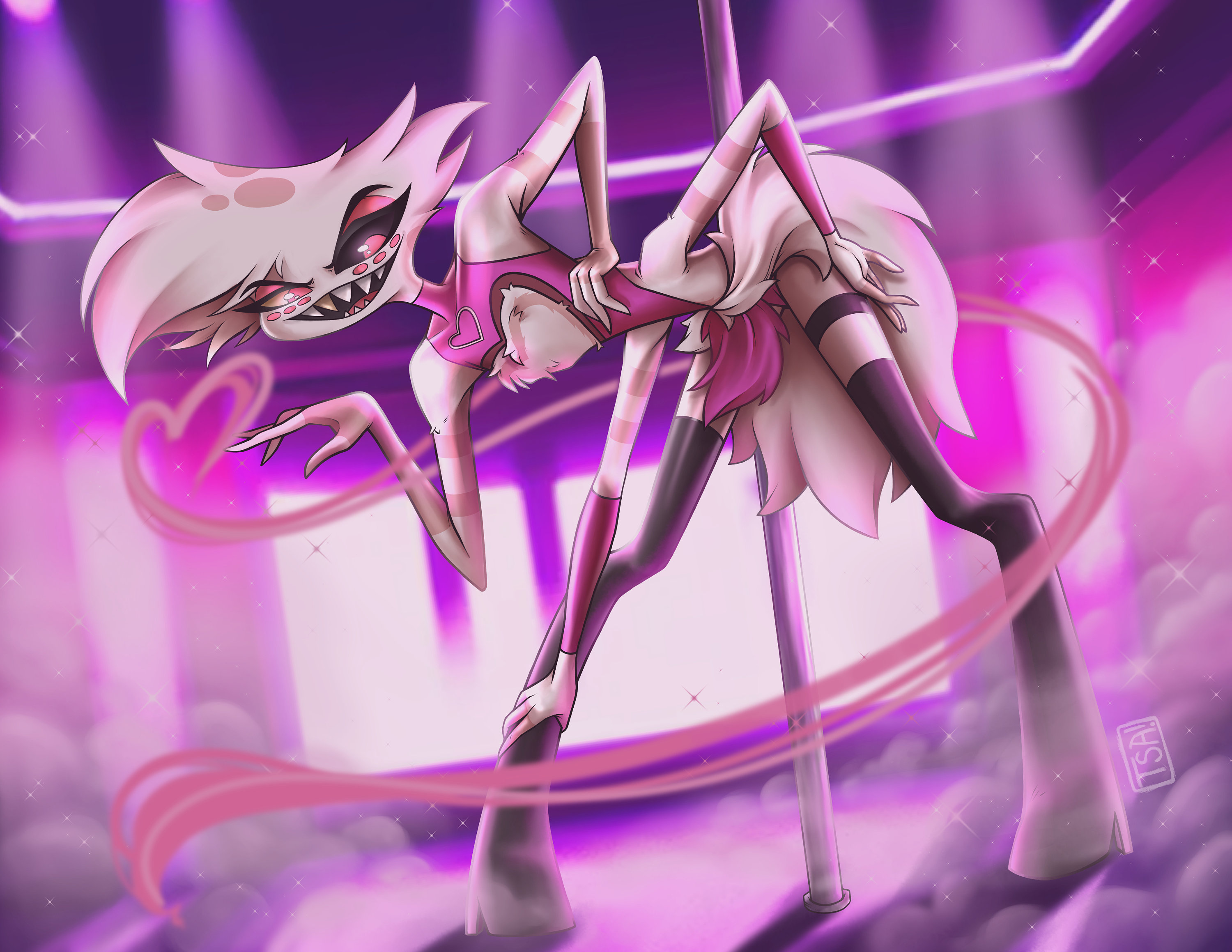 Angel Dust Heart - Print - Etsy