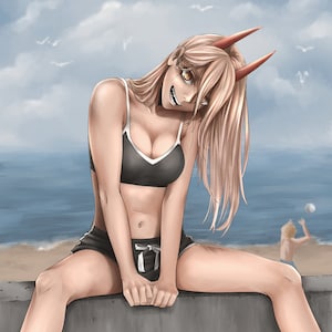 Power at the Beach - Print