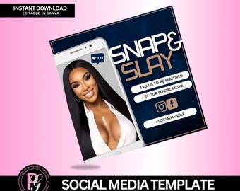 Tag Us In Your Selfie Flyer - We Love Selfies - Tag Us Flyer - DIY Tag Us Flyer - Tag Us To Be Featured - Selfie E-flyer Template - selfie