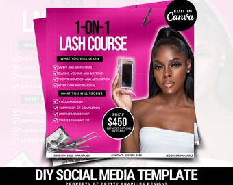 Ulotka kursu rzęs, Ulotka klasy rzęs, Rzęsy, Kurs szkoleniowy rzęs, Ulotka technika rzęs, Gotowa ulotka, Ulotka Canva, Ulotka szkolenia rzęs DIY