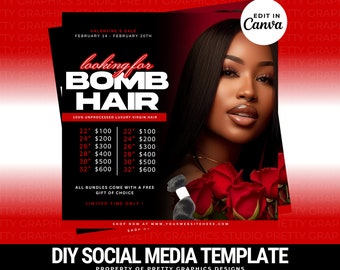 Price List, February Booking Flyer, Hair Pricelist, Valentines Day Flyer, Price List Template, Valentines Day Sale Flyer, February Sale, Luv