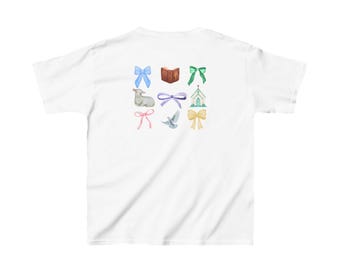 Biblias y Lazos - Camiseta de Algodón Grueso™ para Niños