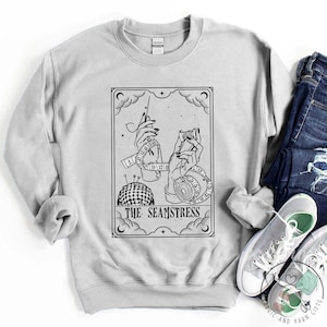Sewing Sweatshirt, The Seamstress, Sewing Gift, Love Sewing, Sewing Gifts For Her, Sewing Gifts Women, Sew Gift, Sewing Gift Idea, SW162CS01