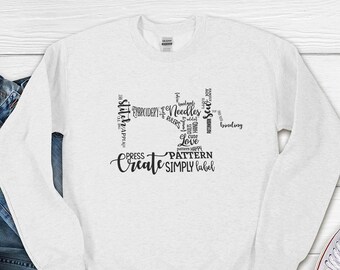 【IFYOUWANT】Sewing Symbol Sweatshirt Make a Cozy Sweatshirt Today | Simplicity 9240 Sewalong View