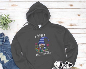 Strickpullover, Ich stricke aber mein lieblings Hobby ist sammeln Garn, Strickgeschenk, Strickgeschenk, Stricken Geschenk, Stricken Geschenk, Liebe zum Stricken, KI004WM02