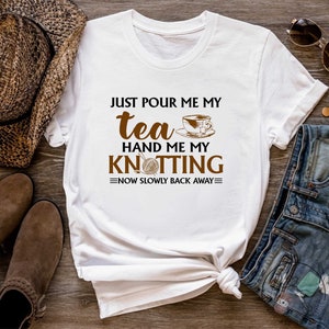 Knitting Shirt, Hand Me My Knitting, Knit Gift, Knitting Gift, Knitter Gift, Love To Knit, Love Knitting, Knit Lover, KI340CS01