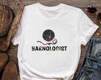 Knitting Shirt, Yarnologist, Knit Gift, Knitting Gift, Knitter Gift, Love To Knit, Love Knitting, Knit Lover, KI089WM01
