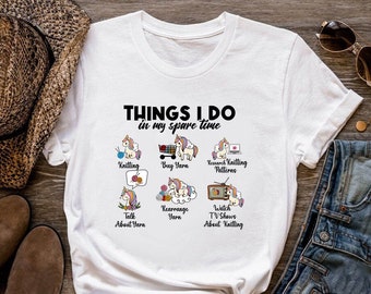 Camisa de tejer, cosas que hago en mi tiempo libre, regalo de punto, regalo de tejer, regalo de tejedor, amor para tejer, amor para tejer, amante de punto, KI287WM01