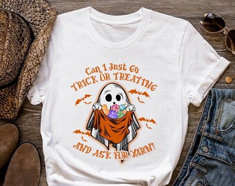 Knitting Shirt, Can I Just Go Trick Or Treating And Ask For Yarn, Knit Gift, Knitting Gift, Knitter Gift, Love To Knit, KI177WM01