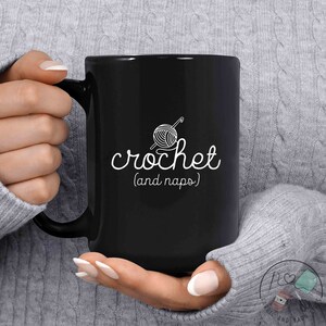 Crochet Mug, Crochet And Naps, Crochet Gift, Crochet Gift Idea, Crochet Love, Crochet Lover, Crochet Lover Gift, CO172WM04