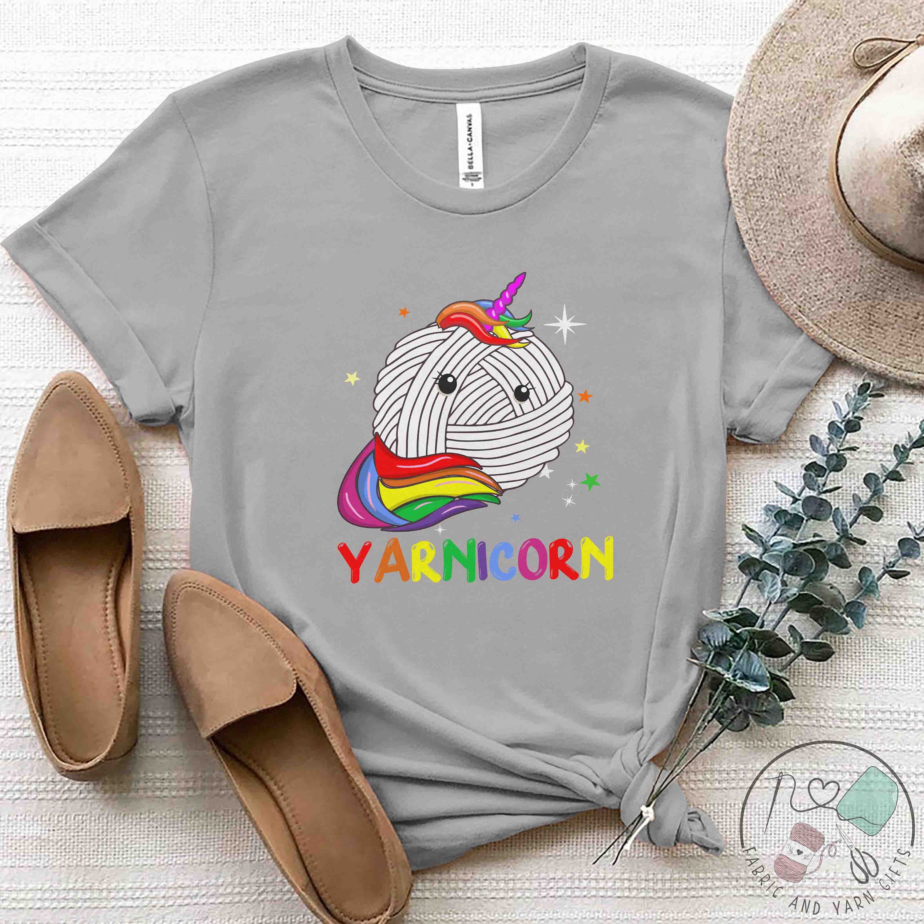 Knitting Shirt, Yarnicorn, Knit Gift, Knitting Gift, Knitter