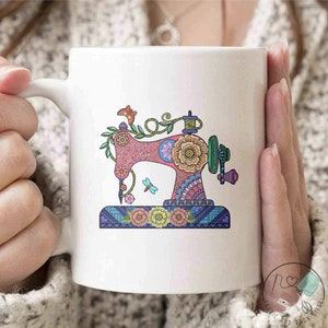 Sewing Mug, Love Sewing, Sewing Gift, Love Sewing, Sewing Gifts For Her, Sewing Gifts Women, Sew Gift, Sewing Gift Idea, SW032WM04