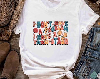 Camisa de cuello redondo tejida - No tengo ningún problema, tengo un alijo de lana - KI364WM01