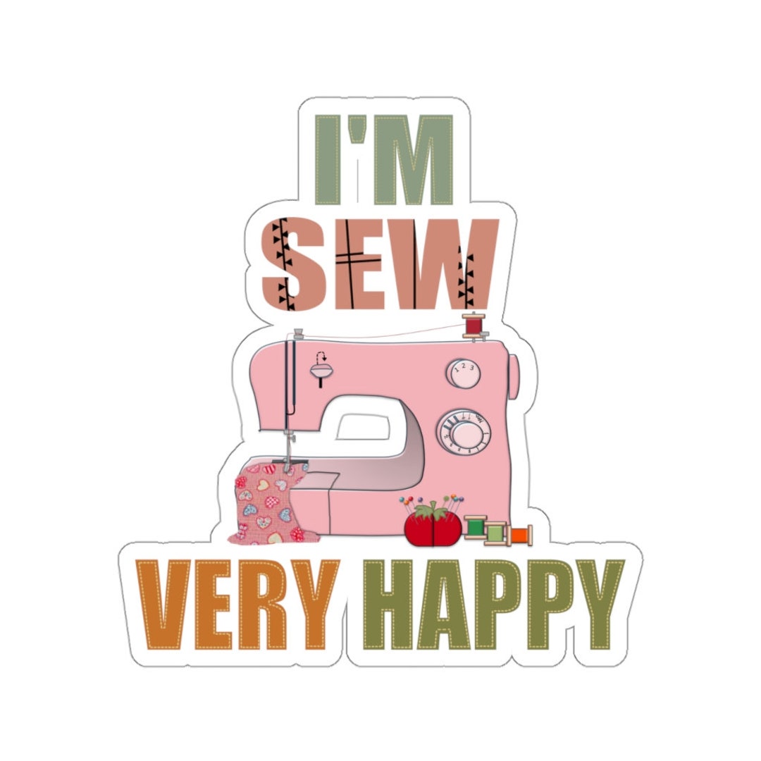 Sewing Sticker, Sip & Sew, Sewing Gift, Love Sewing, Sewing Gifts for Her, Sewing  Gifts Women, Sew Gift, Sewing Gift Idea, SW185WM09 