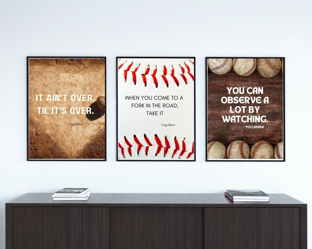BUNDLE yogi Berra Quote Printable Wall Art Yogi Berra Quotes About Life
