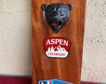 Aspen Ski Lodge Bottle Opener