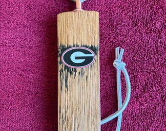 GA Bulldogs Oak Bottle Opener