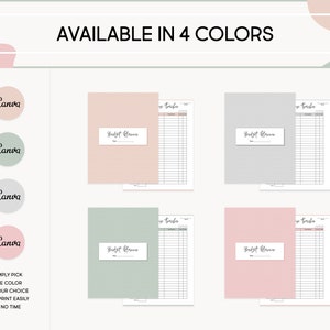 Printable Budget Planner Bundle Editable Finance Planner Kit Paycheck ...