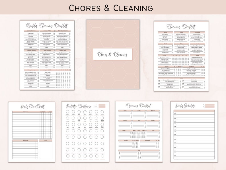 Printable Planner Essentials Bundle Daily Weekly Monthly - Etsy